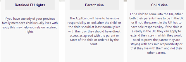 variants of visa