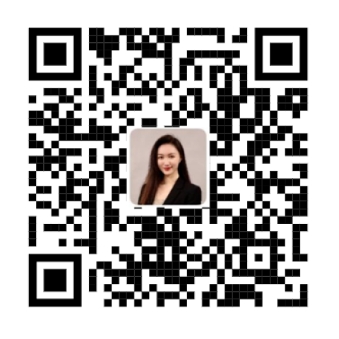 a qr code with a picture of a woman